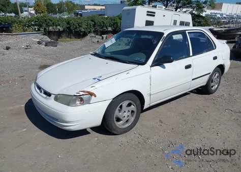 1998 Toyota Corolla Ce из США, поврежденный, VIN 2T1BR12E1WC067864